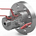 Клапан перехода Dn50 Pn100 10Х17Н13М2Т