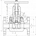 Задвижка клиновая стальная фланцевая Dn32 Pn100 12Х18Н10Т 31нж45нж