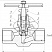 Клапан запорный Dn15 Pn10 муфтовый Ст. 20 15с68нж