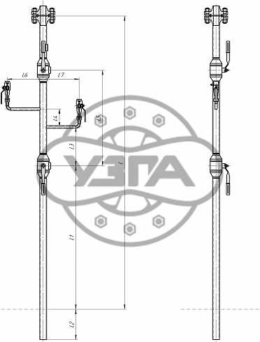 Стояк отбора газа (СОГ) Dn50 Pn80 09Г2С
