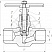 Клапан запорный Dn40 Pn40 под приварку Ст. 20 15с52нж